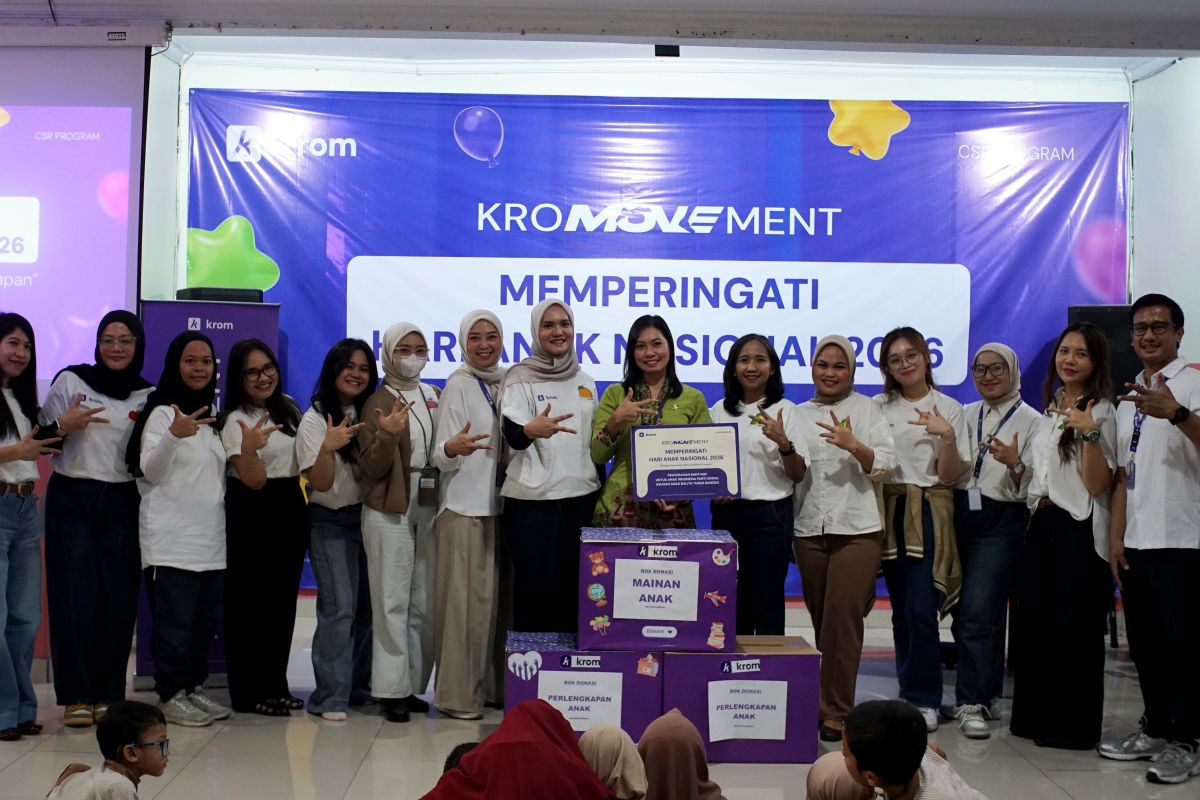 Krom Bank dorong program sosial beri dampak berkelanjutan masyarakat