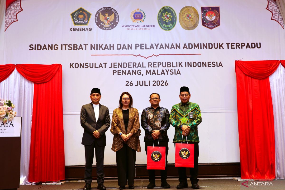 Beri kepastian hukum keluarga WNI, KJRI Penang gelar sidang isbat nikah