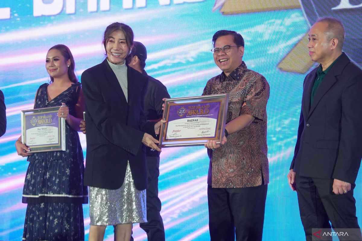 Baznas raih penghargaan Top Brand untuk lembaga zakat indeks tertinggi