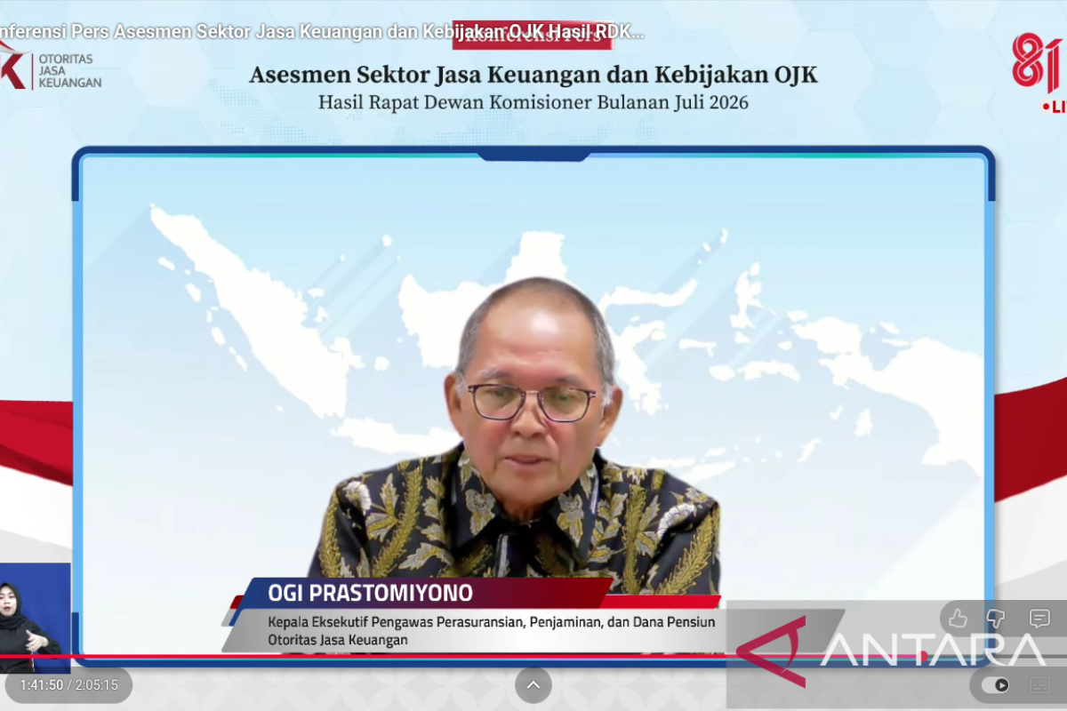 OJK: Premi industri asuransi capai Rp170,98 triliun di semester I-2026