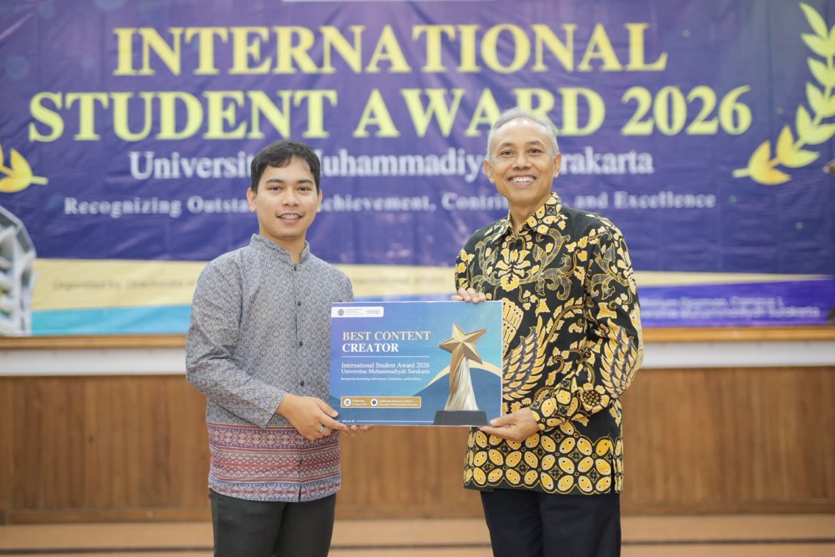UMS apresiasi mahasiswa internasional dari 41 negara lewat International Student Award 2026