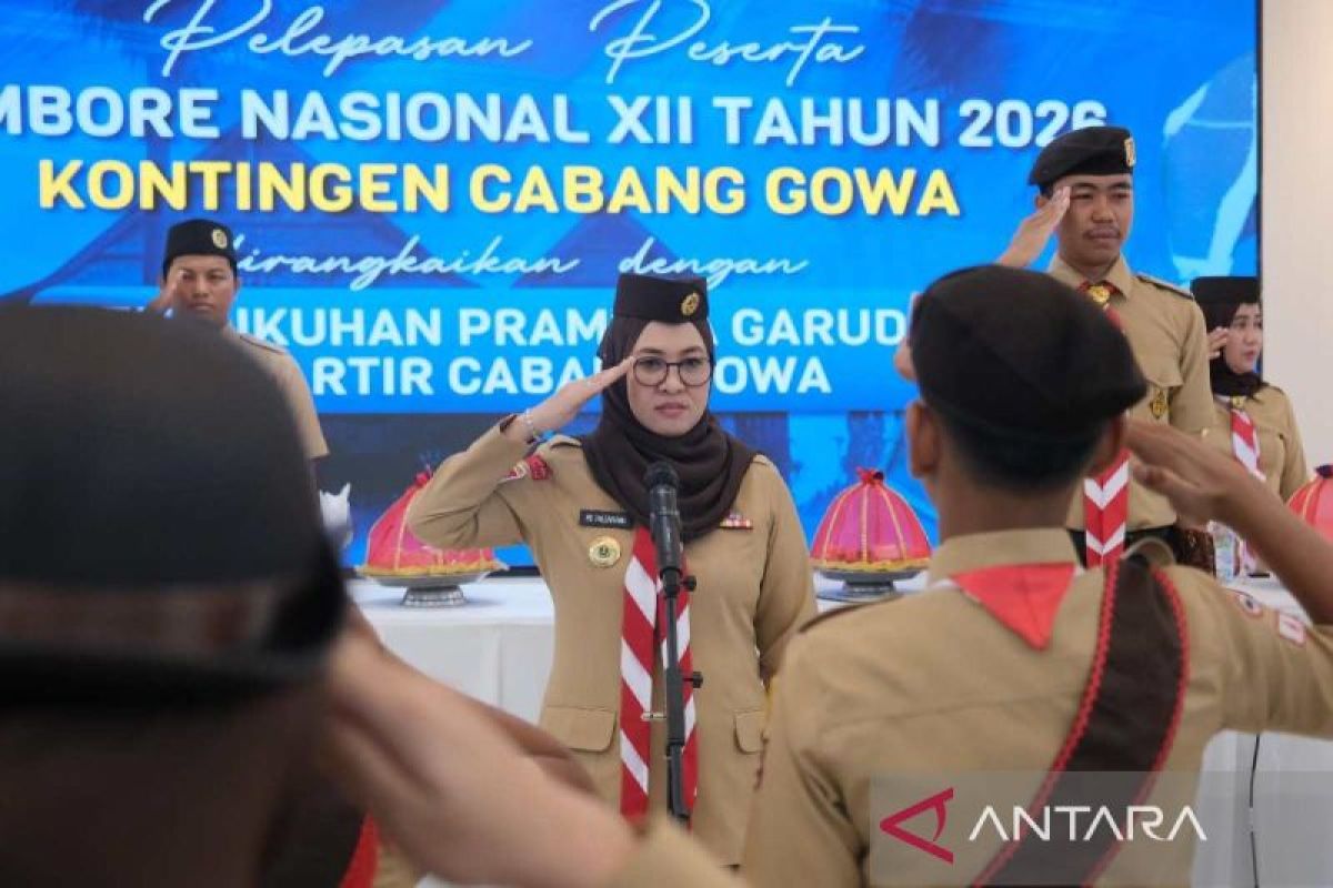92 peserta Kwarcab Pramuka  Gowa ikuti Jamnas XII di Jakarta Timur