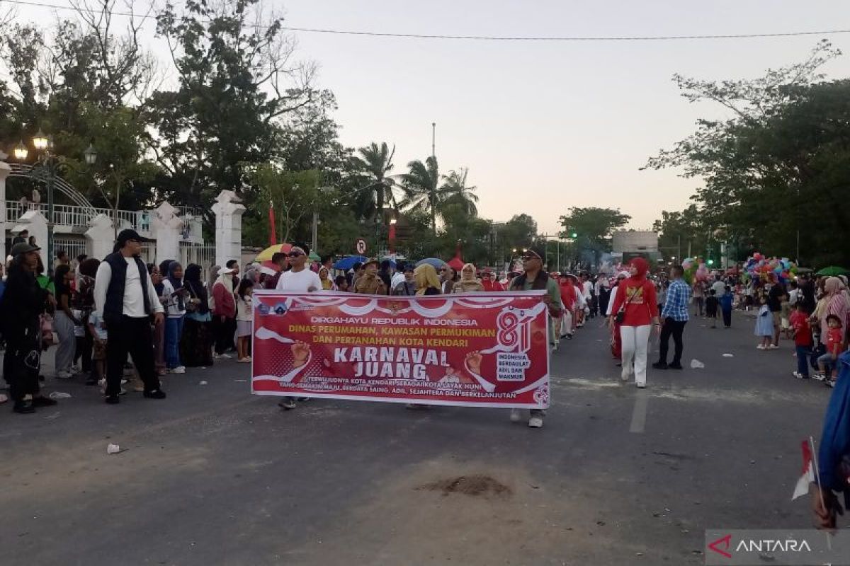 Kendari gelar Karnaval Juang sambut HUT ke-81 RI