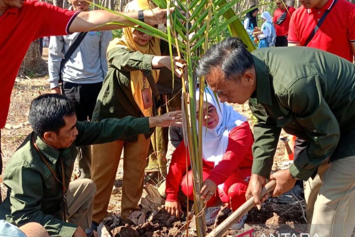 Ratusan siswa SMKN 1 Kendit Situbondo lakukan rehabilitasi hutan - ANTARA News Jawa Timur