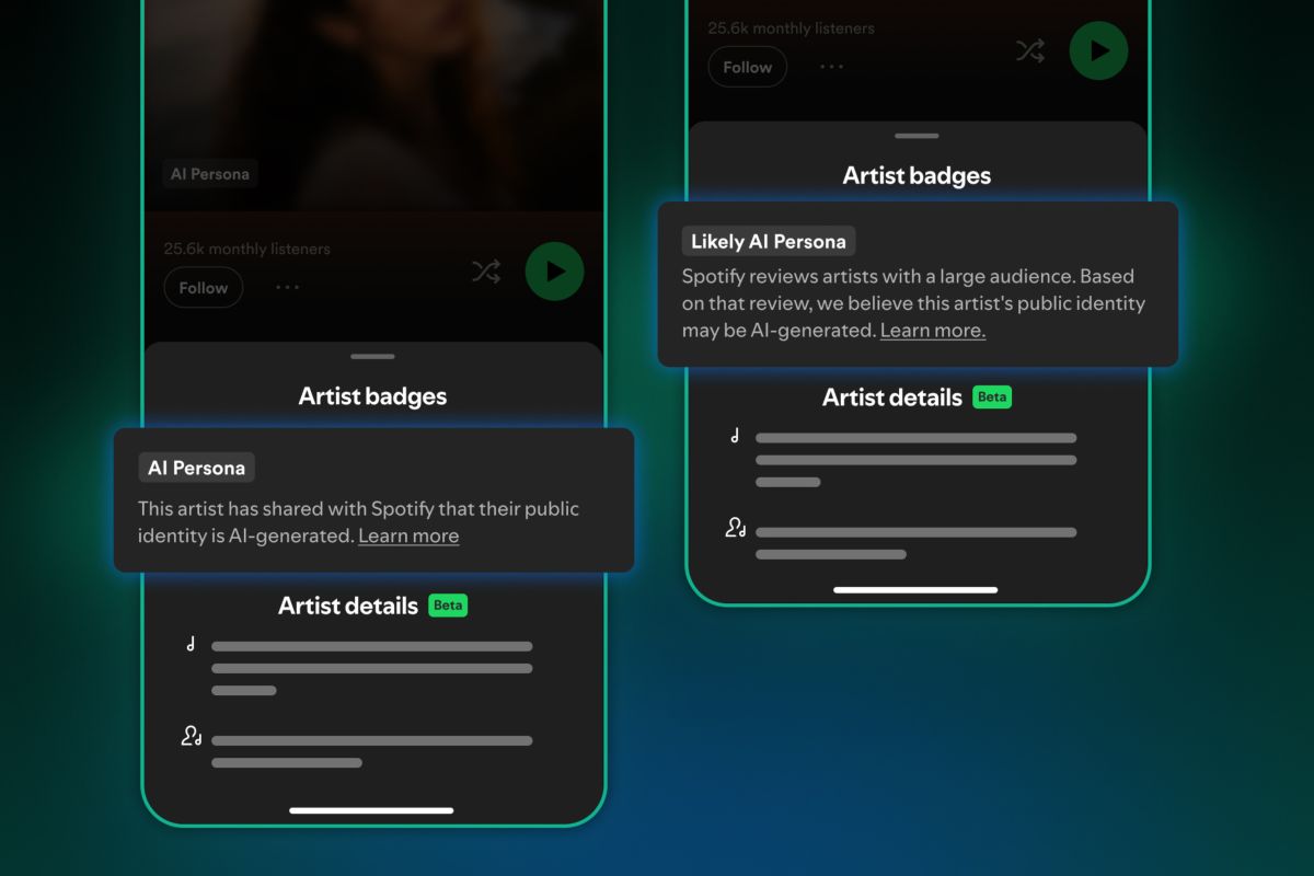 Spotify kenalkan label "AI Persona", tak bakal masuk rekomendasi