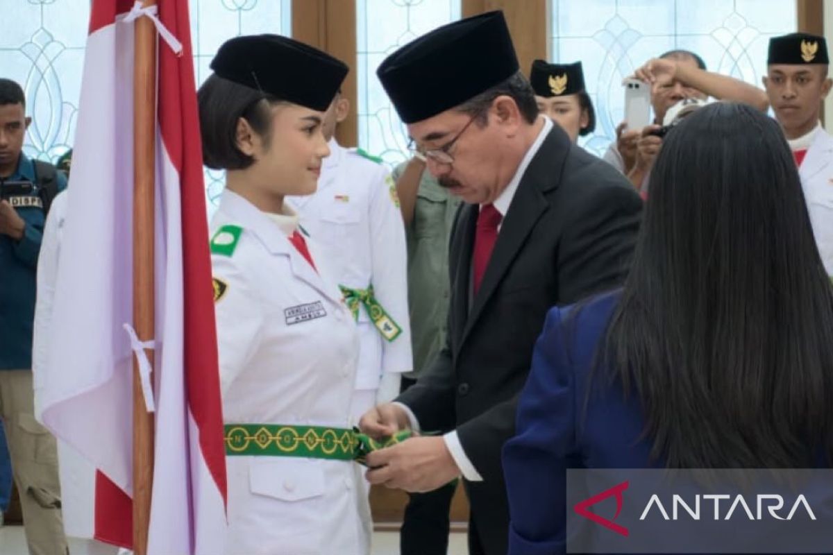 Gubernur Maluku sebut Paskibraka bagian pembentukan karakter generasi muda - ANTARA News Ambon, Maluku