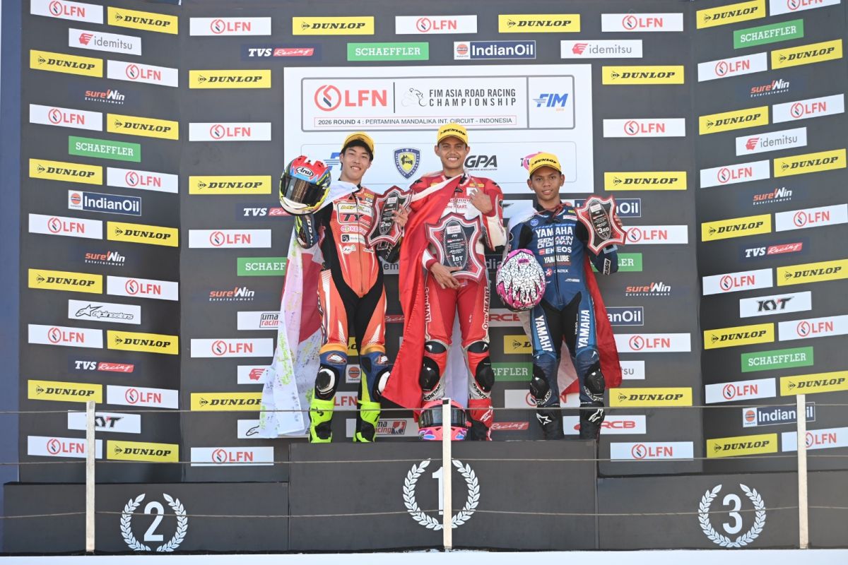 Pebalap Astra Honda raih kemenangan di Mandalika dengan CBR series - ANTARA News Kalimantan Barat
