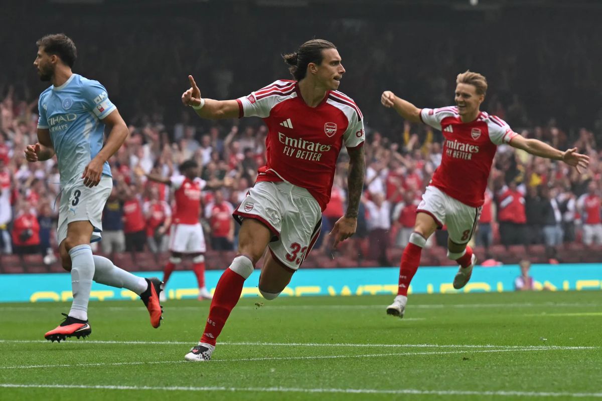 Arsenal juara Community Shield 2026, hancurkan Manchester City 3-0