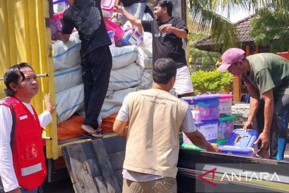 PMI NTB salurkan 300 paket bantuan untuk korban gempa di NTT