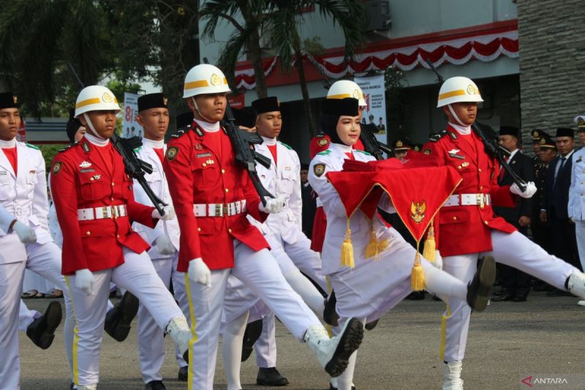 Paskibraka Bangka Selatan sukses jalankan tugas Upacara HUT ke-81 RI