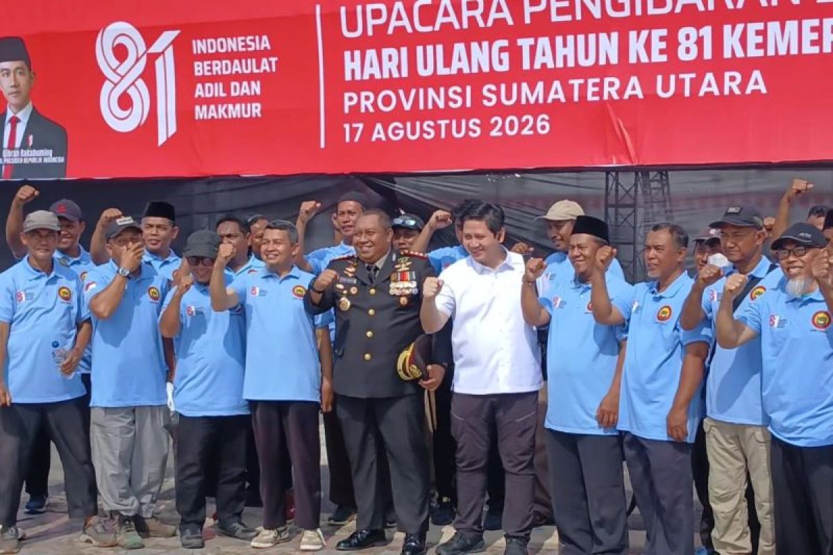 Puluhan eks napiter ikuti HUT ke-81 RI di Sumut perkuat kedaulatan bangsa - ANTARA News Sumatera Utara