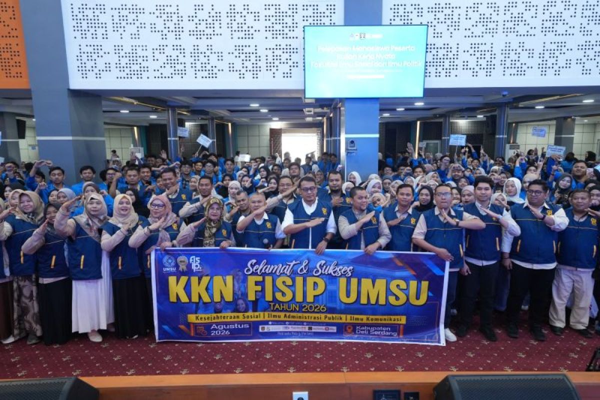 404 mahasiswa FISIP UMSU ikuti KKN Regular dan Internasional - ANTARA News Sumatera Utara