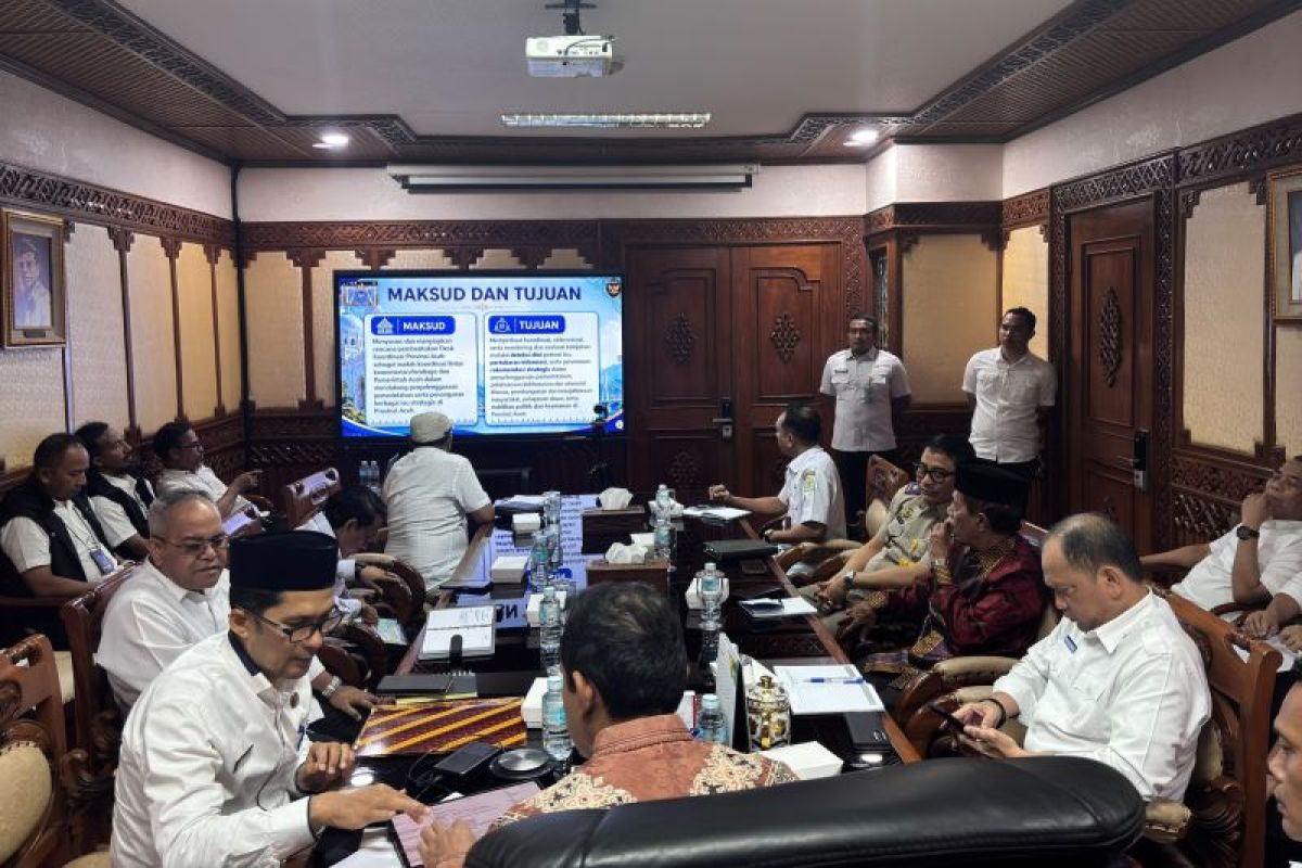 Aceh usulkan Pokja ekonomi dalam Desk Koordinasi Kemenko Polkam