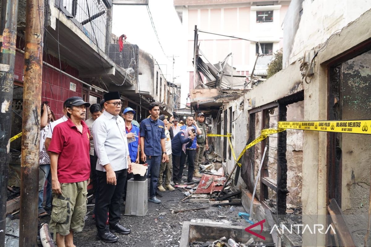 Pemkot Jakpus pastikan kebutuhan korban kebakaran Paseban terpenuhi