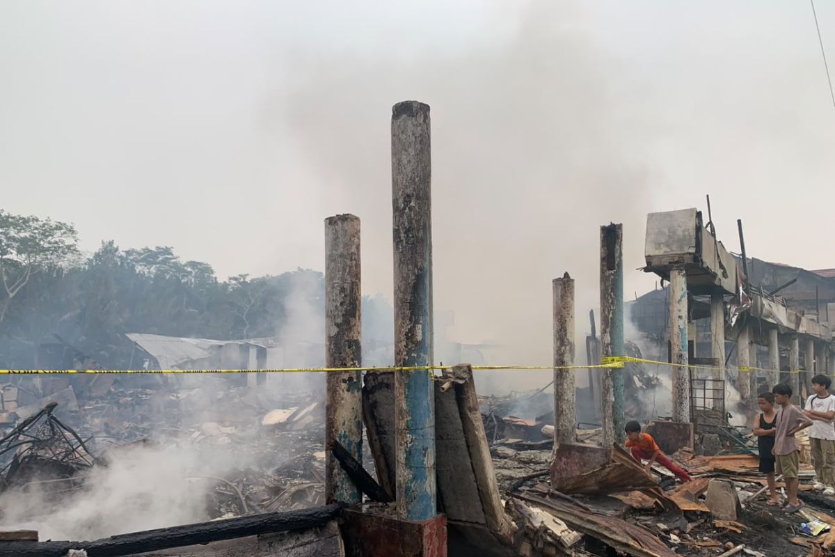 Kerugian kebakaran pasar Sungai Duri Kalbar diperkirakan Rp70 miliar - ANTARA News Bengkulu