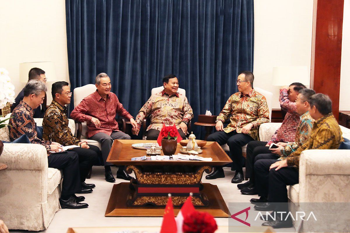 Menlu dan Menhan China temui Presiden Prabowo Subianto