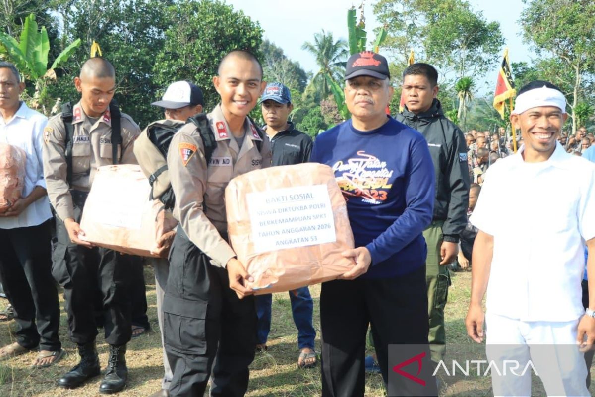 Siswa SPN Polda Metro Jaya asah empati lewat bakti sosial di Bogor