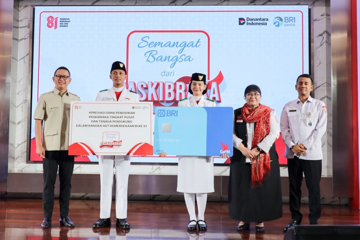 17 Tahun Konsisten Beri Apresiasi, BRI Berikan Dana Pendidikan bagi Paskibraka Tingkat Pusat
