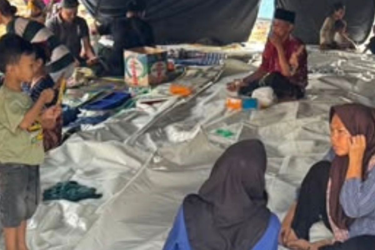 Penyintas kebakaran Muara Angke menanti hari persalinan di pengungsian