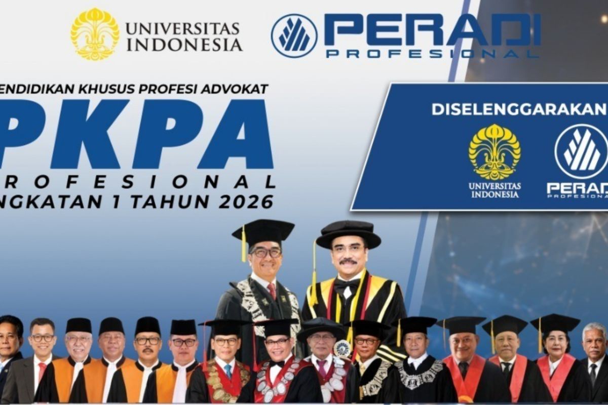 UI dan Peradi Profesional perkuat pendidikan profesi advokat