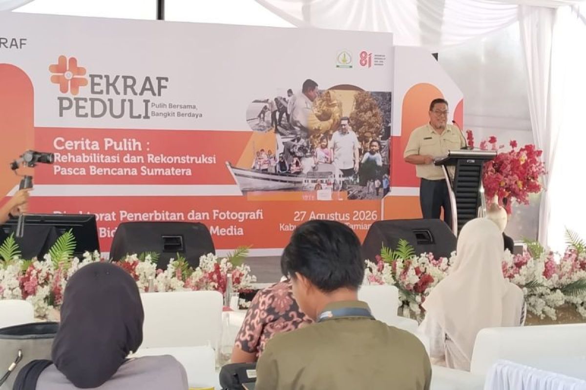 Kemenekraf beri pelatihan fotografi untuk pemulihan ekonomi pascabencana Aceh Tamiang