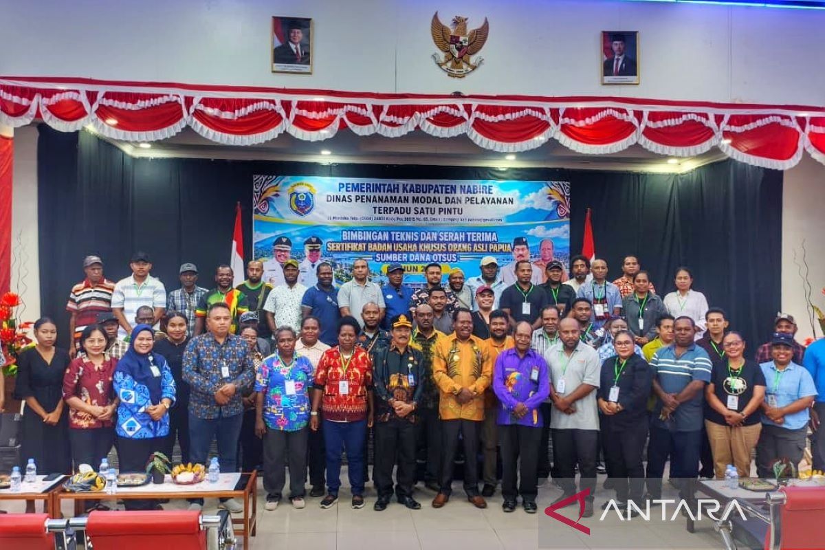 Nabire gratiskan SBU bagi 51 pengusaha OAP