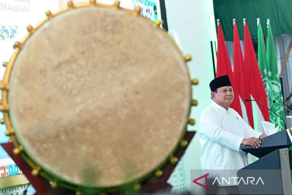 Presiden Prabowo paparkan capaian untuk kesejahteraan rakyat di Muktamar NU
