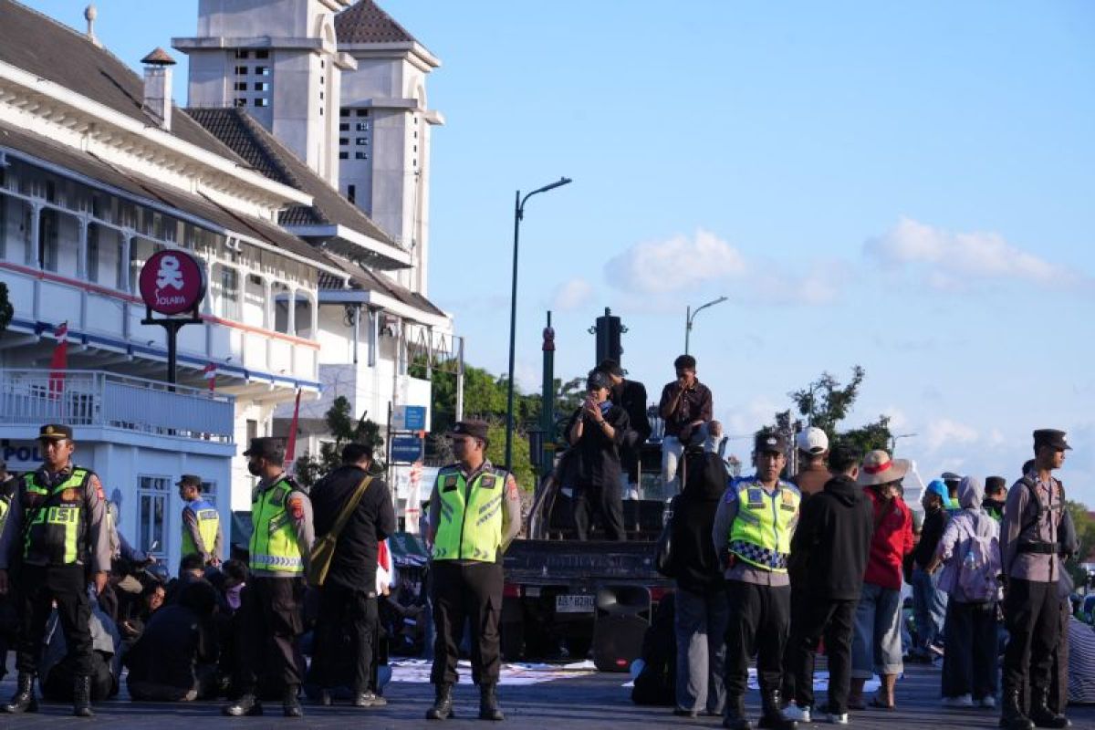 Aksi BEM DIY berakhir damai, polisi apresiasi mahasiswa