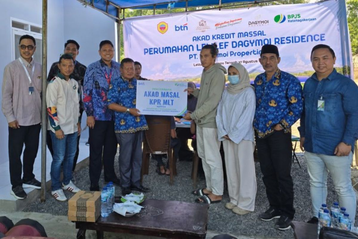 BPJS Ketenagakerjaan Ternate, BTN dan Dagymoi Property kolaboarasi fasilitasi akad massal KPR MLT bagi peserta