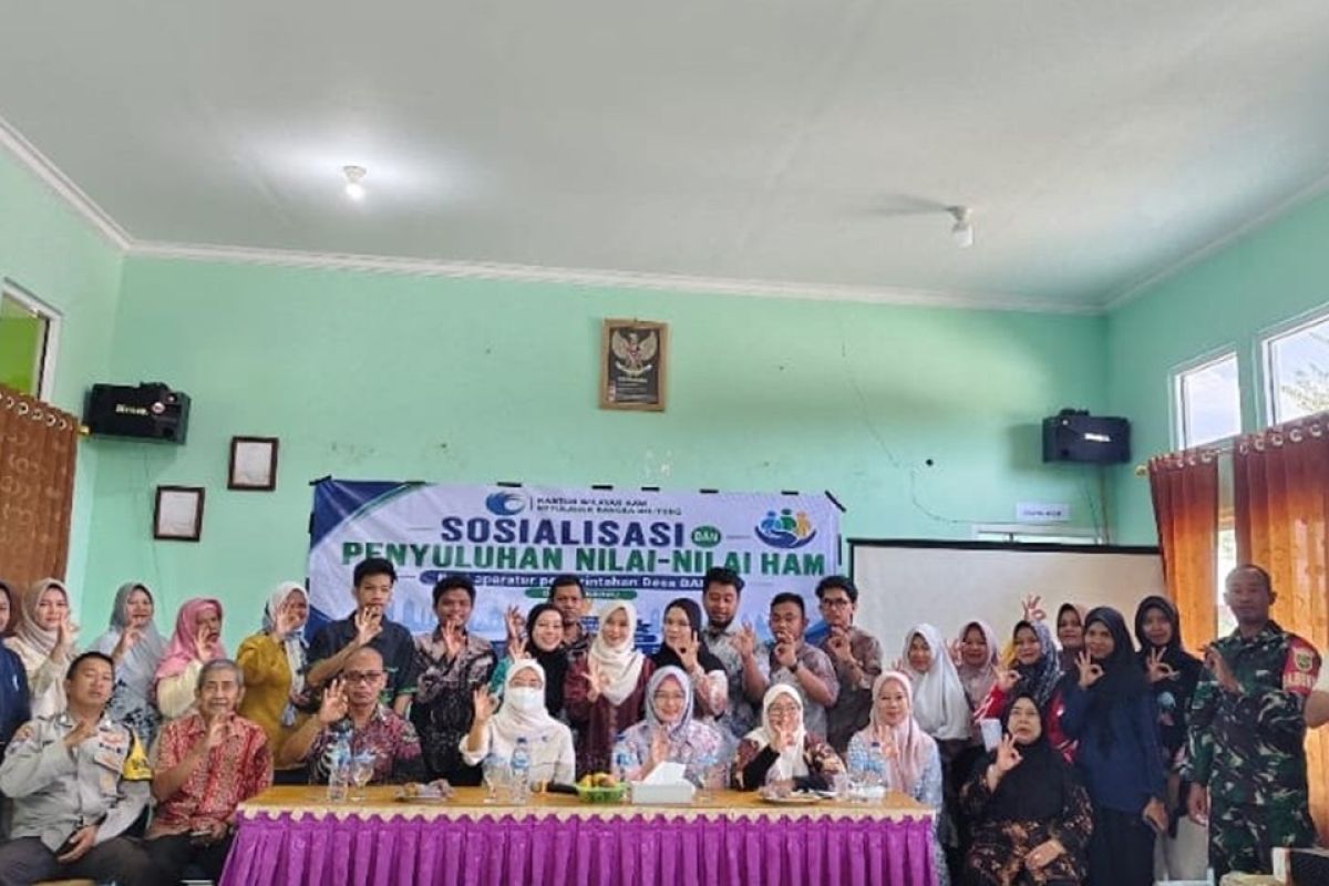 Kanwil KemenHAM Babel lakukan penguatan HAM di Badau Belitung