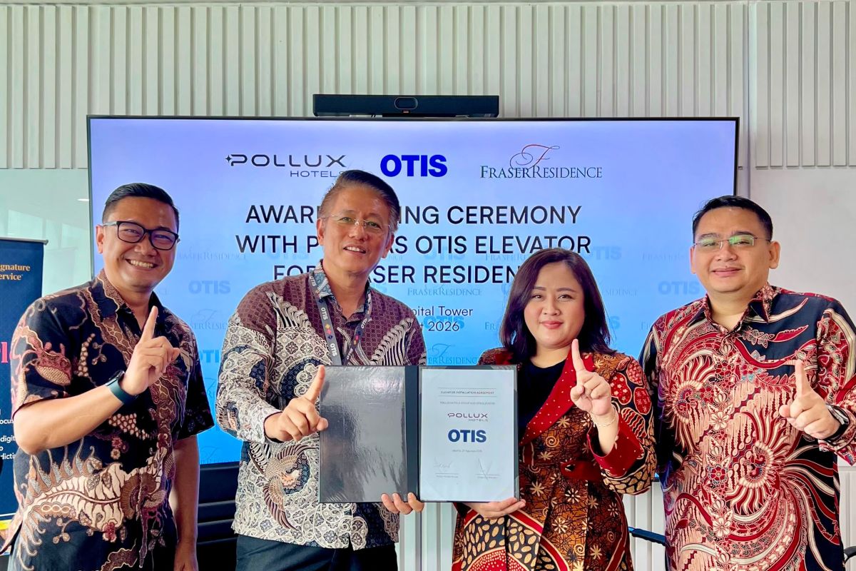 Pollux Gandeng OTIS Kembangkan Transportasi Vertikal Properti