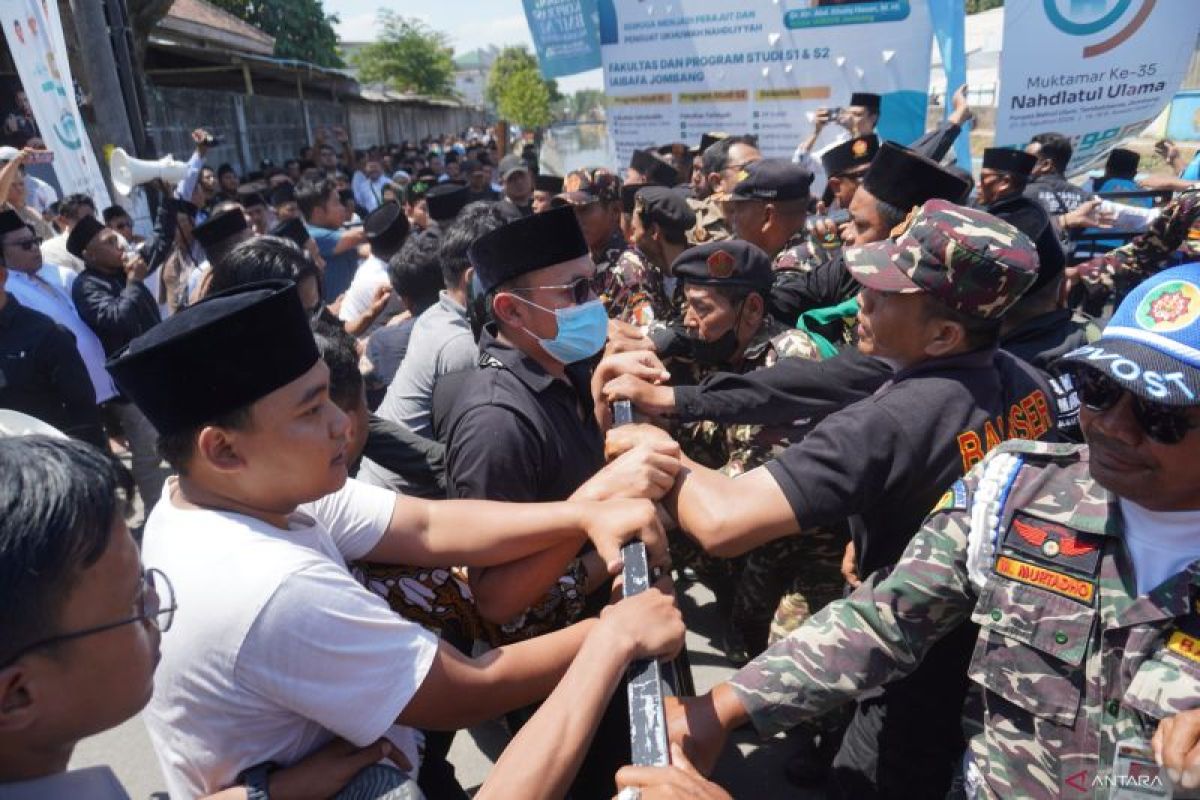 Demo tatib pemilihan calon ketum PBNU dalam Muktamar