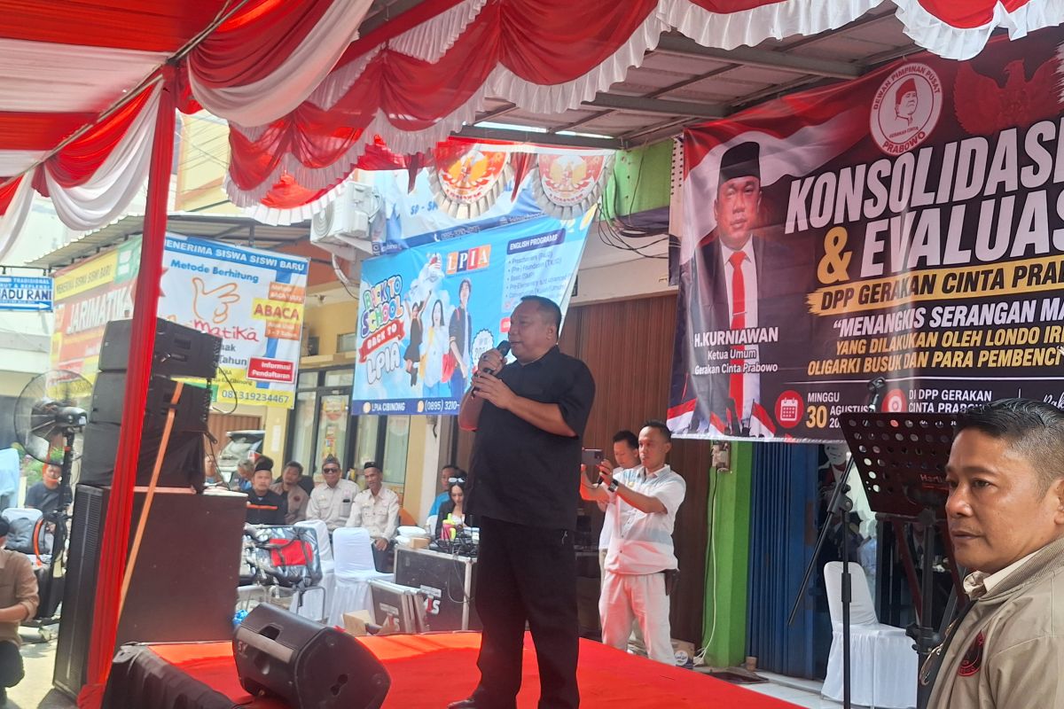Gerakan Cinta Prabowo pasang badan kawal prabowo sampai 2029
