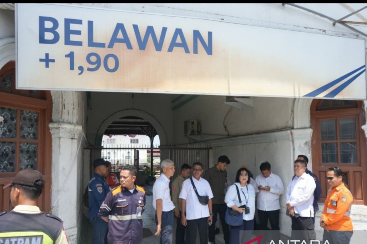 KAI Perkuat Peran Stasiun Belawan Jadi Gerbang Logistik Sumut