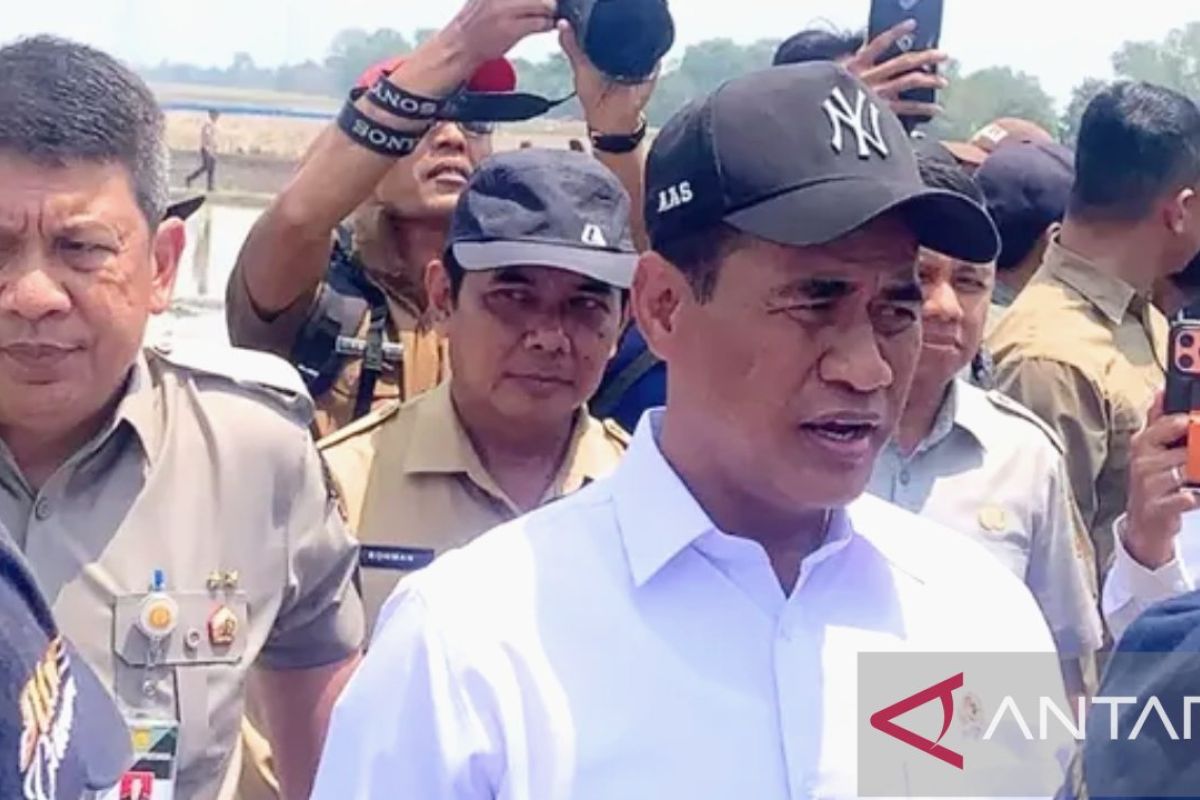 Mentan cek langsung penanganan kekeringan ancam areal persawahan di Karawang Jabar - ANTARA News Megapolitan