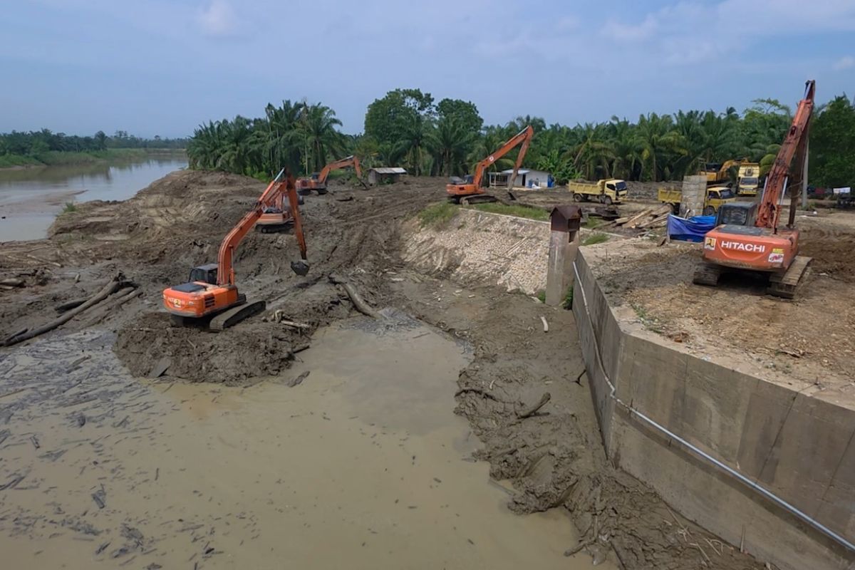 Normalisasi Sedimentasi Bendungan Jambo Aye Aceh Utara Capai 80 Persen