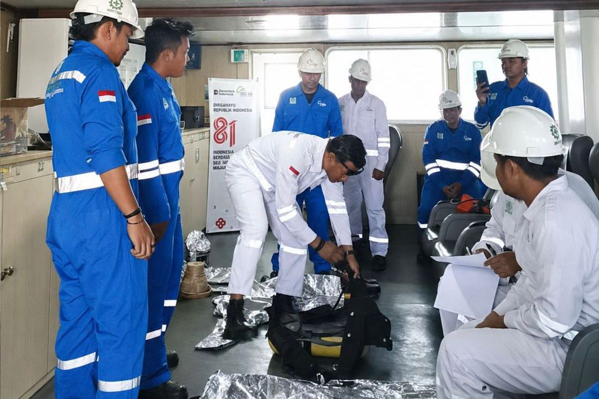 ASDP Perkuat Kesiapsiagaan ABK KMP Portlink II Hadapi Kondisi Darurat