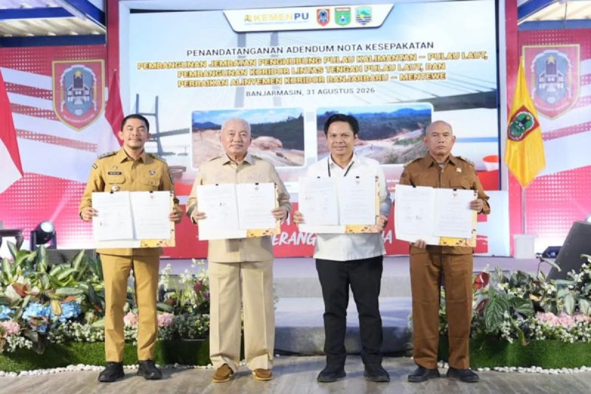 Bupati Kotabaru Teken Adendum Proyek Strategis Nasional Kalsel