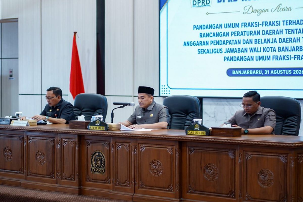 Pemkot Banjarbaru Apresiasi Dukungan DPRD untuk Perubahan APBD 2026