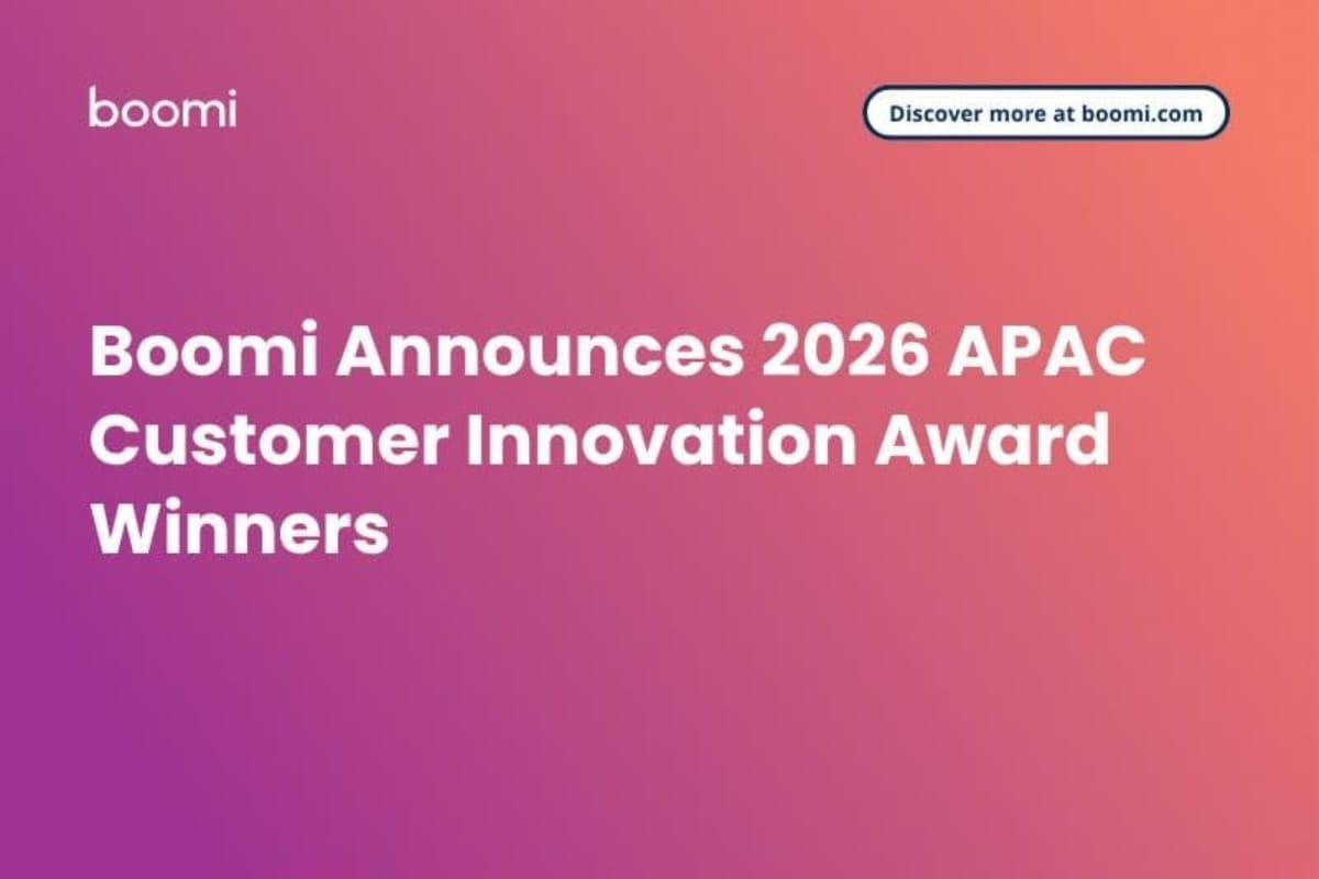 Boomi Umumkan Pemenang APAC Customer Innovation Award 2026