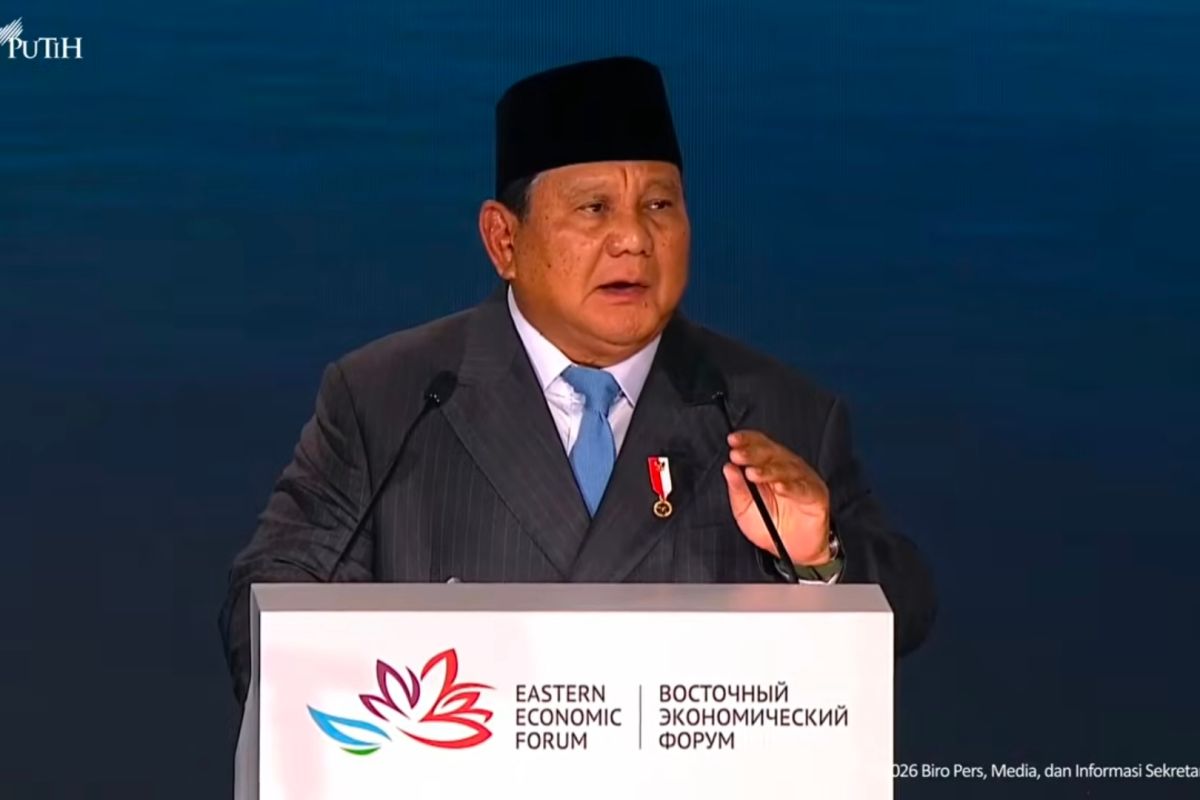 Di EEF Prabowo sebut Samudra Pasifik hubungkan Indonesia dan Rusia