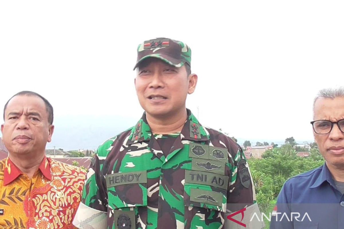 Pangdam: 1.279 personel siaga bantu warga terdampak erupsi Sinabung