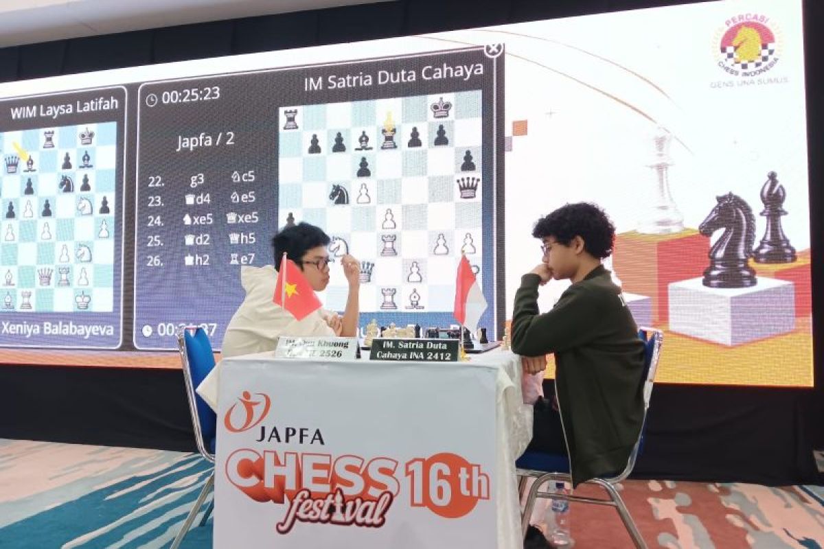 Satria Duta belum peroleh kemenangan di JAPFA Chess Festival