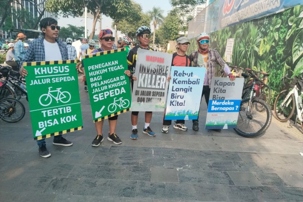 KPBB minta Pemprov DKI tingkatkan lajur sepeda di Jakarta