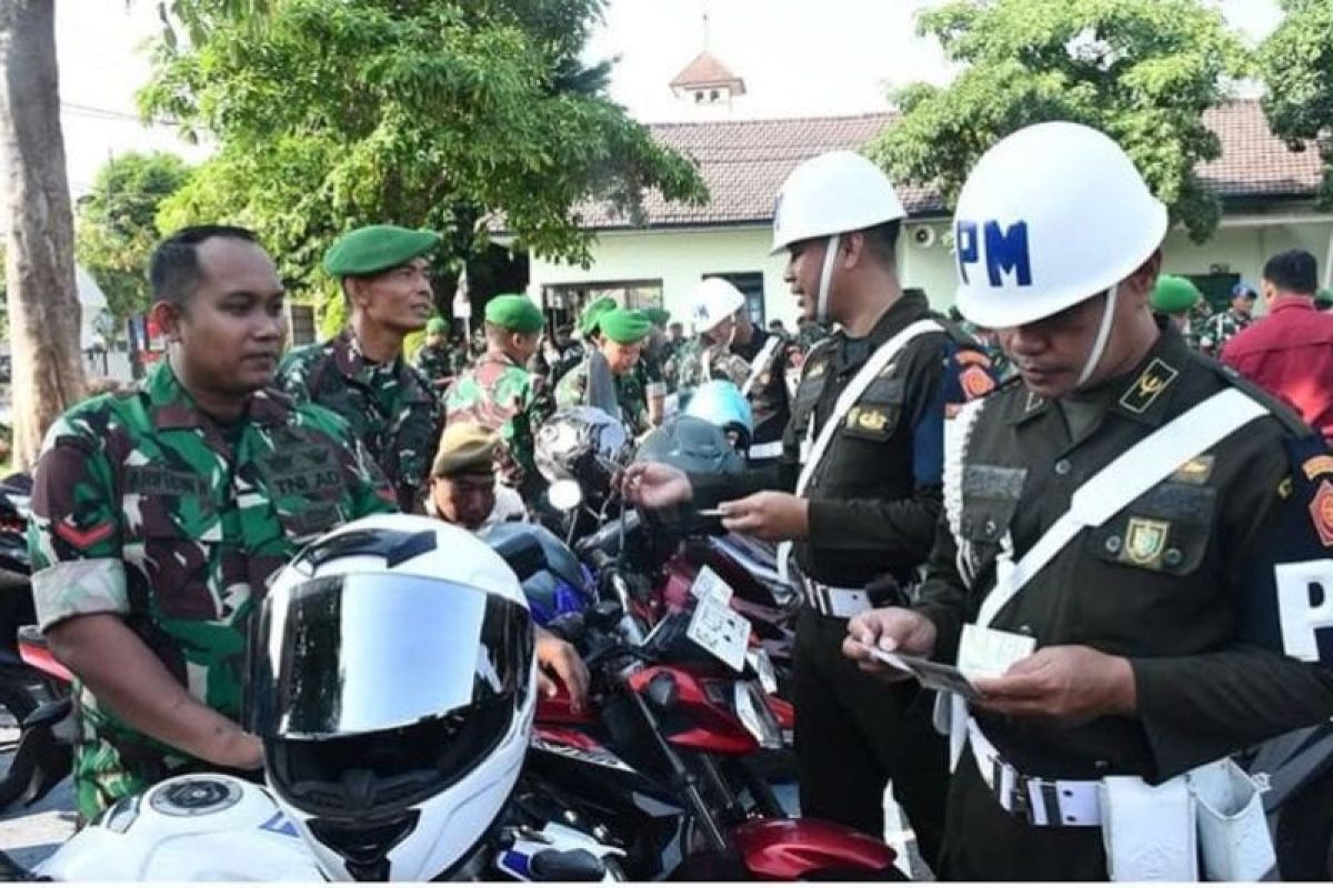 Ratusan kendaraan prajurit diperiksa mendadak di Makorem Madiun