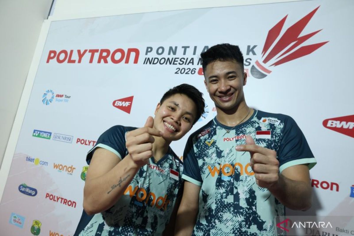 Dejan dan Apriyani menang  melawan Verrel dan Bernadine