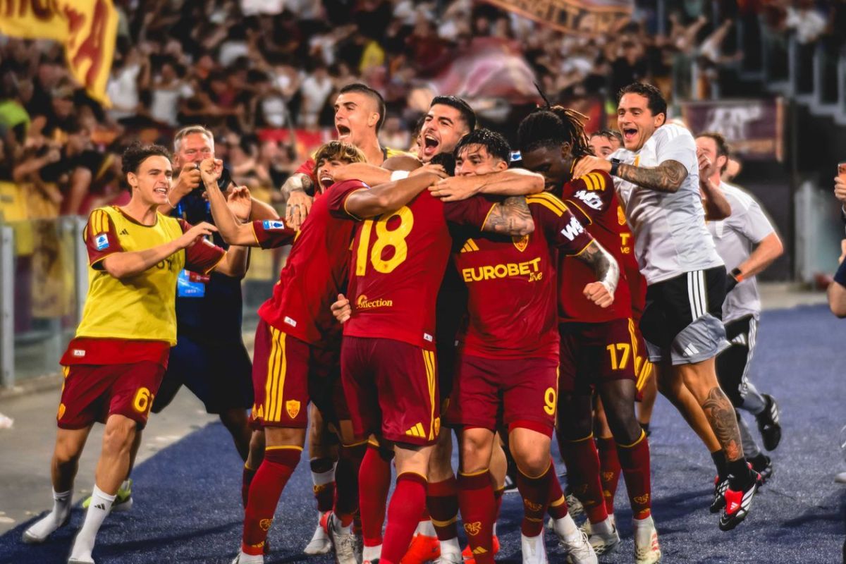 Dua gol larut antarkan AS Roma menang dramatis 2-1 atas Atalanta