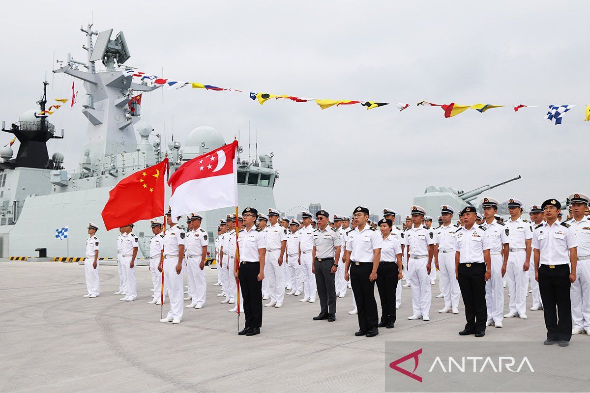 China-Singapura laksanakan latihan maritim gabungan