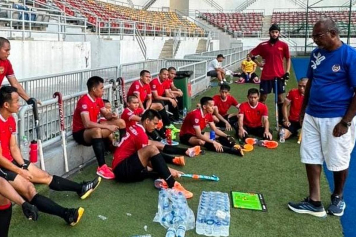 Pelatih tuturkan timnas hoki hadapi tantangan berat pada laga pertama