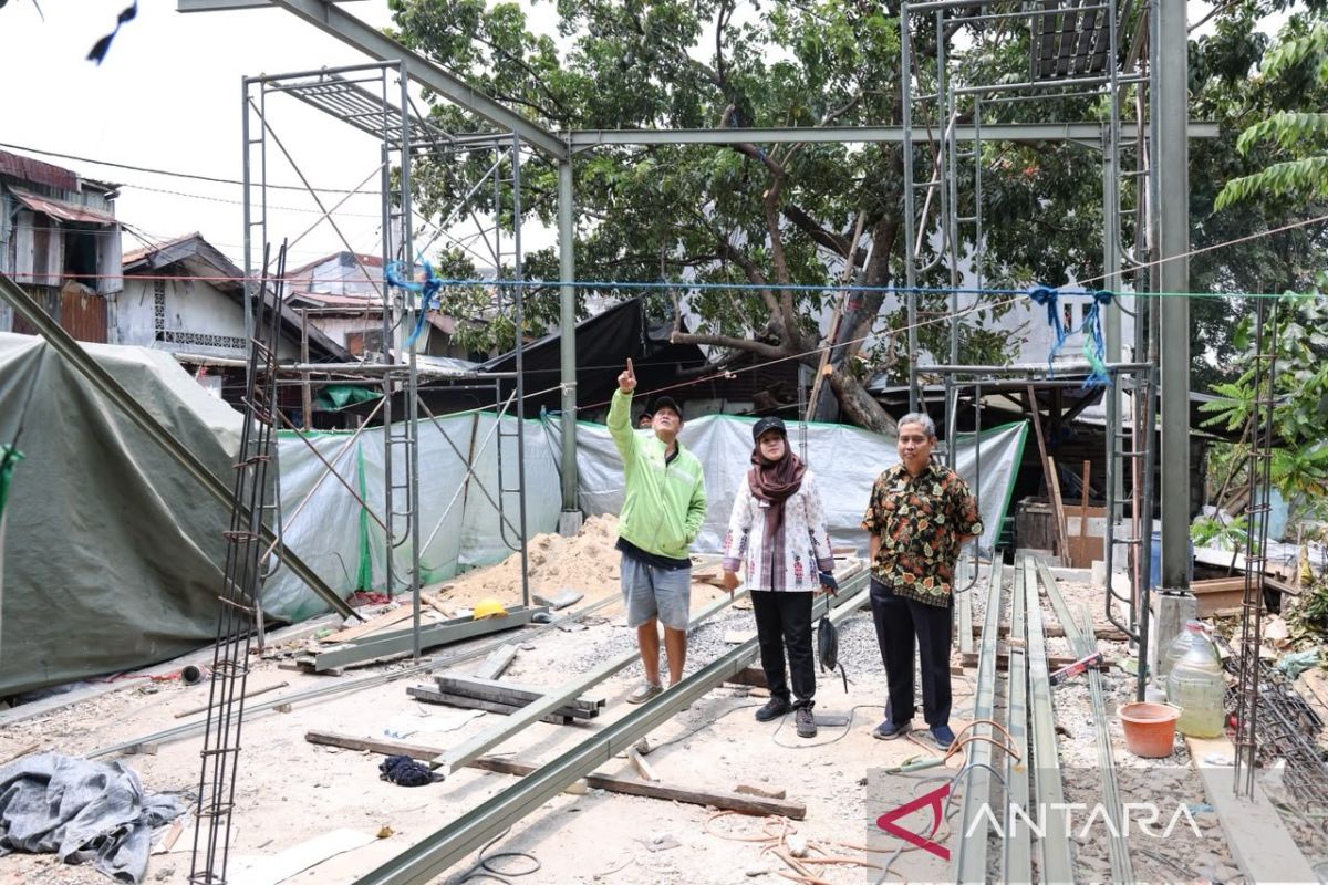 Penataan Kali Sentiong di Paseban dilanjutkan setelah terhenti tahunan